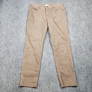 Carve Designs Pants Womens 10 Brown Corduroy Straight Leg Five Pocket Casual